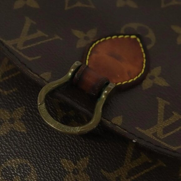LOUIS VUITTON Monogram Saint Cloud PM Shoulder Bag M51244 LV Auth 140997 - Picture 12 of 16